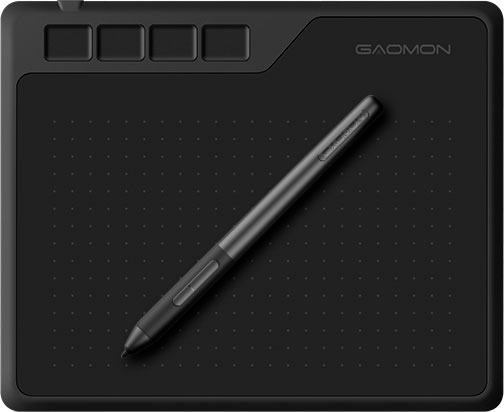 GAOMON S620 OSU 6.5 x 4 Inch Graphics Tablet with 4 Express Buttons and 8192 Levels Pressure Sensitivity Pen